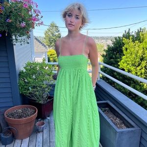 Green Zara Maxi Dress